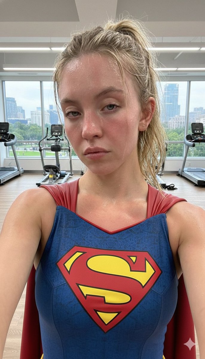 Sydney Sweeney Superhero Gym Portrait 2
