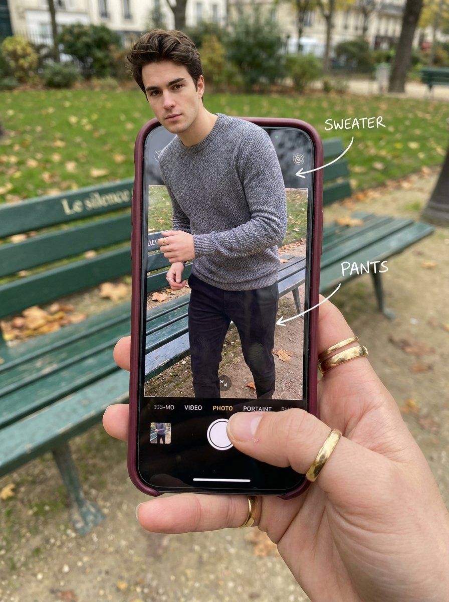 Optical Illusion: Stepping Out of a Smartphone Screen 2