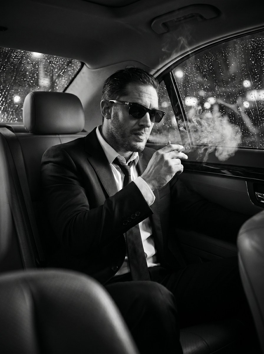 Noir Luxury Car Night Portrait 2