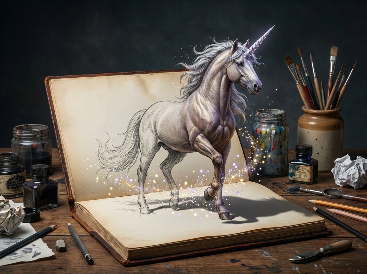 Magical Sketchbook Art Coming to Life 3