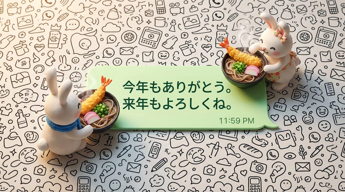 New Year's Soba Message Card Prompt 3