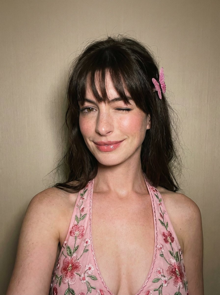 Soft Flash Portrait with Coquette Aesthetic 2