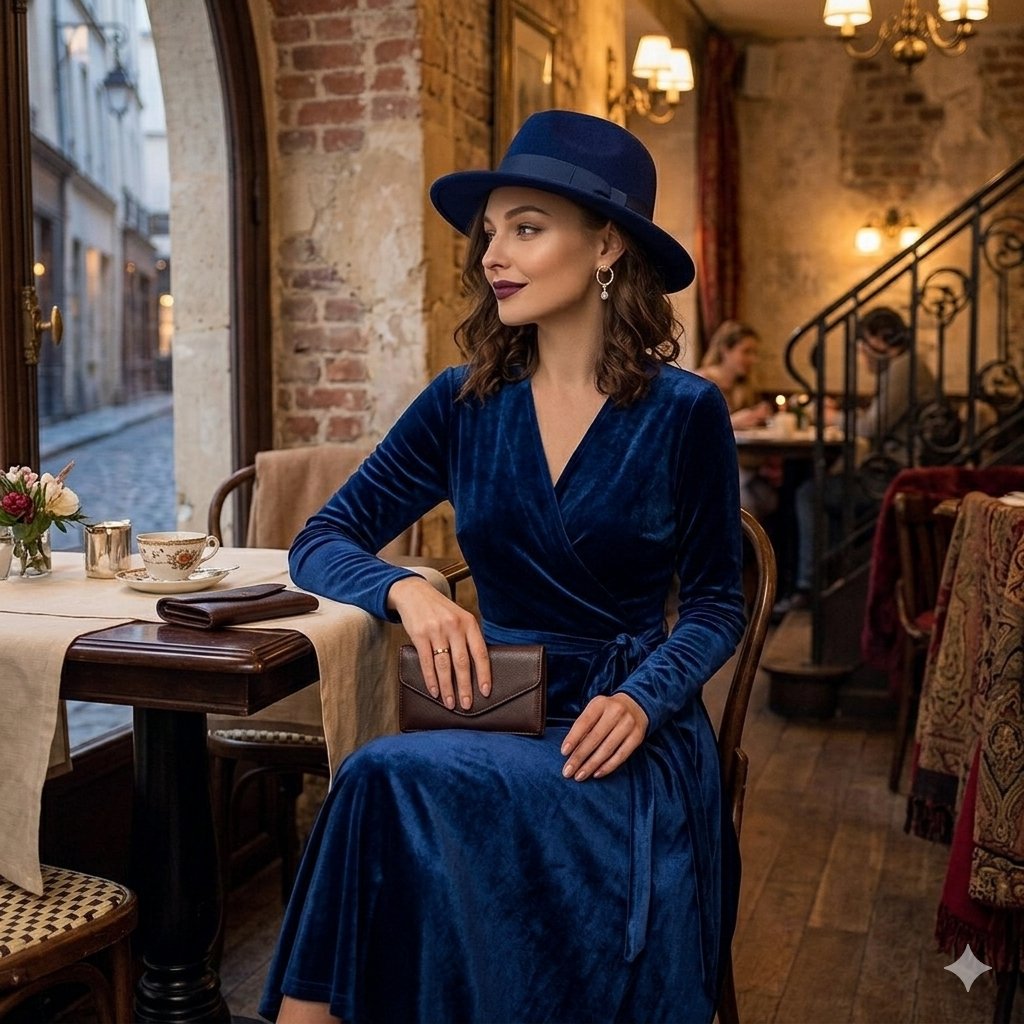 Jewel-Toned Velvet Fashion Editorial 2