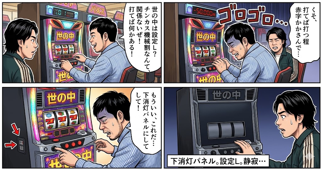 Four-Panel Manga: The World is Setting L 1
