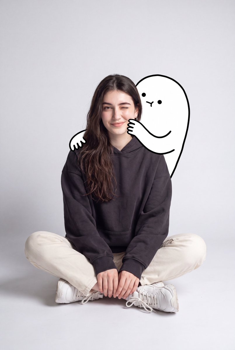 Minimalist Fashion Portrait with Doodle 1