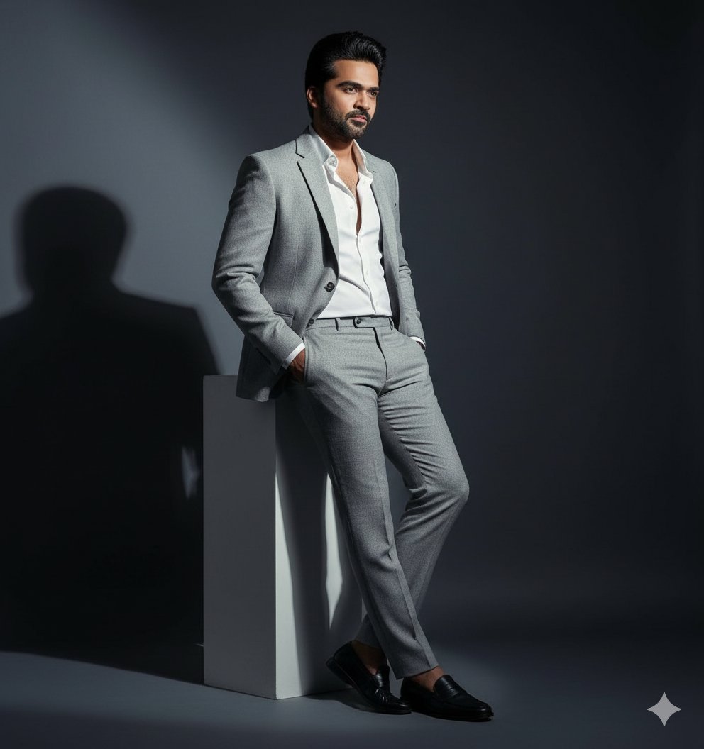 High-Contrast Fashion Editorial Portrait of a Man 4