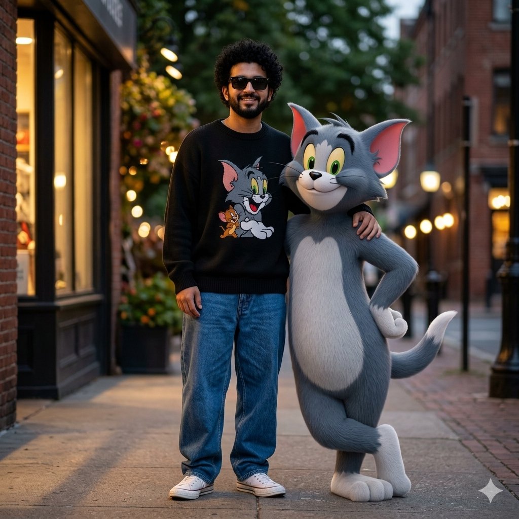 Cinematic Scene with Tom the Cat 1