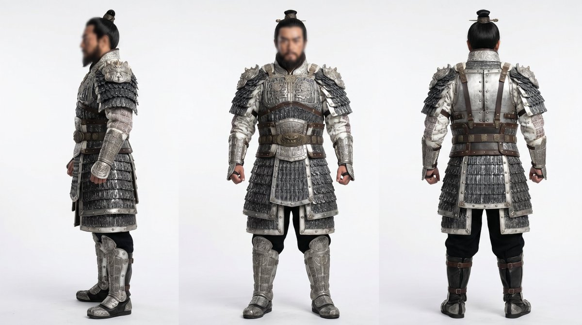 Consistent Three-View Character Sheet 2