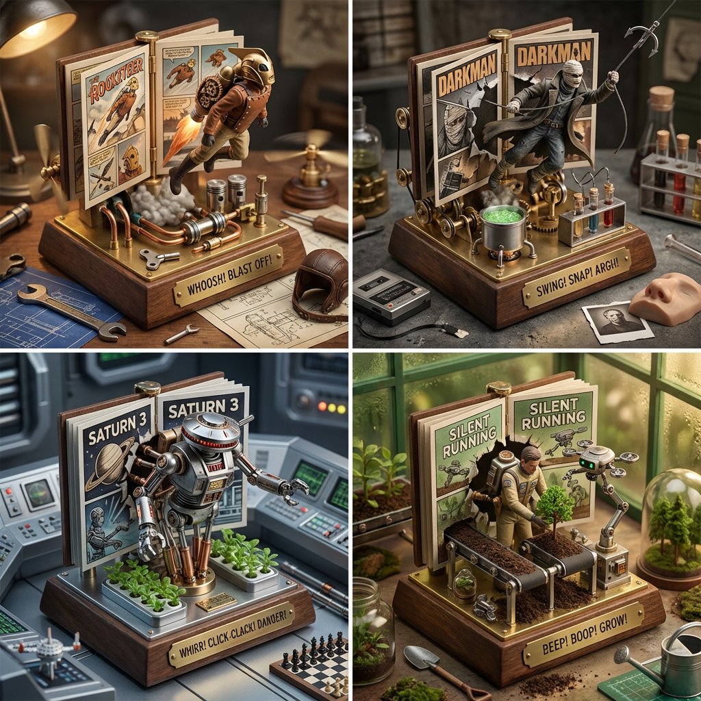 Mechanical Wind-Up Diorama Concept 1