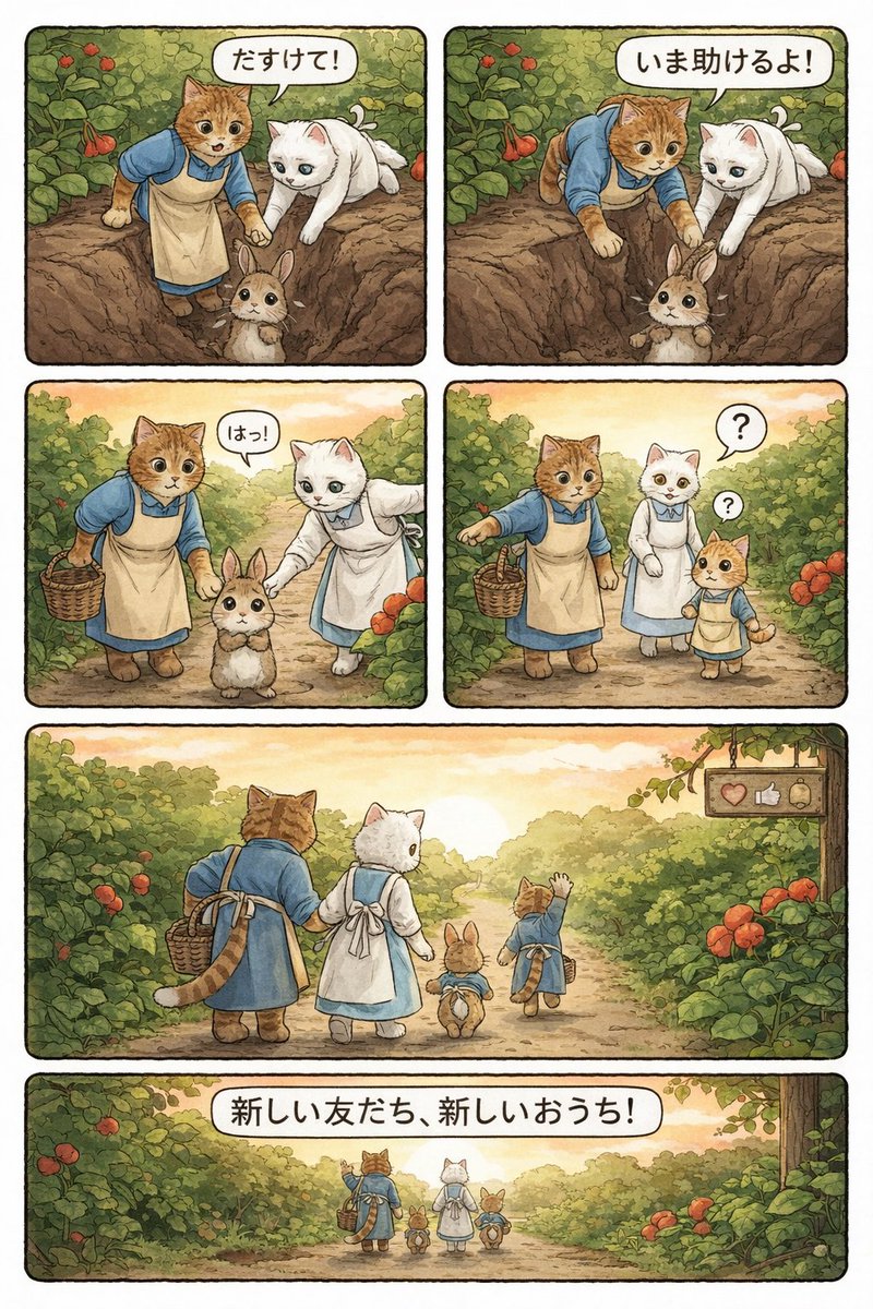 Converting Video to 4-Panel Manga 1