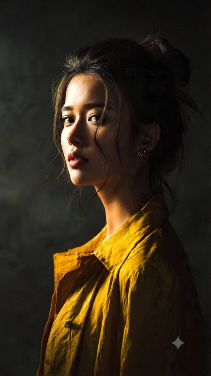 Moody Painterly Portrait 1