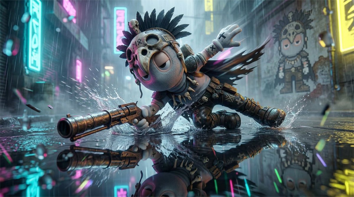 High-Speed Cinematic Cyberpunk Scene Prompt 1