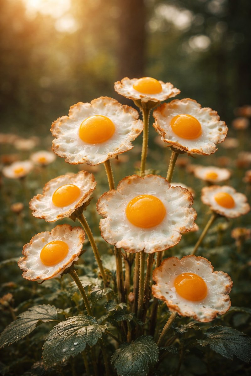 Surreal Miniature Egg Art Scene Prompt 3