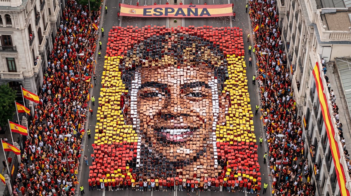 Aerial Street Mosaic Portrait 1