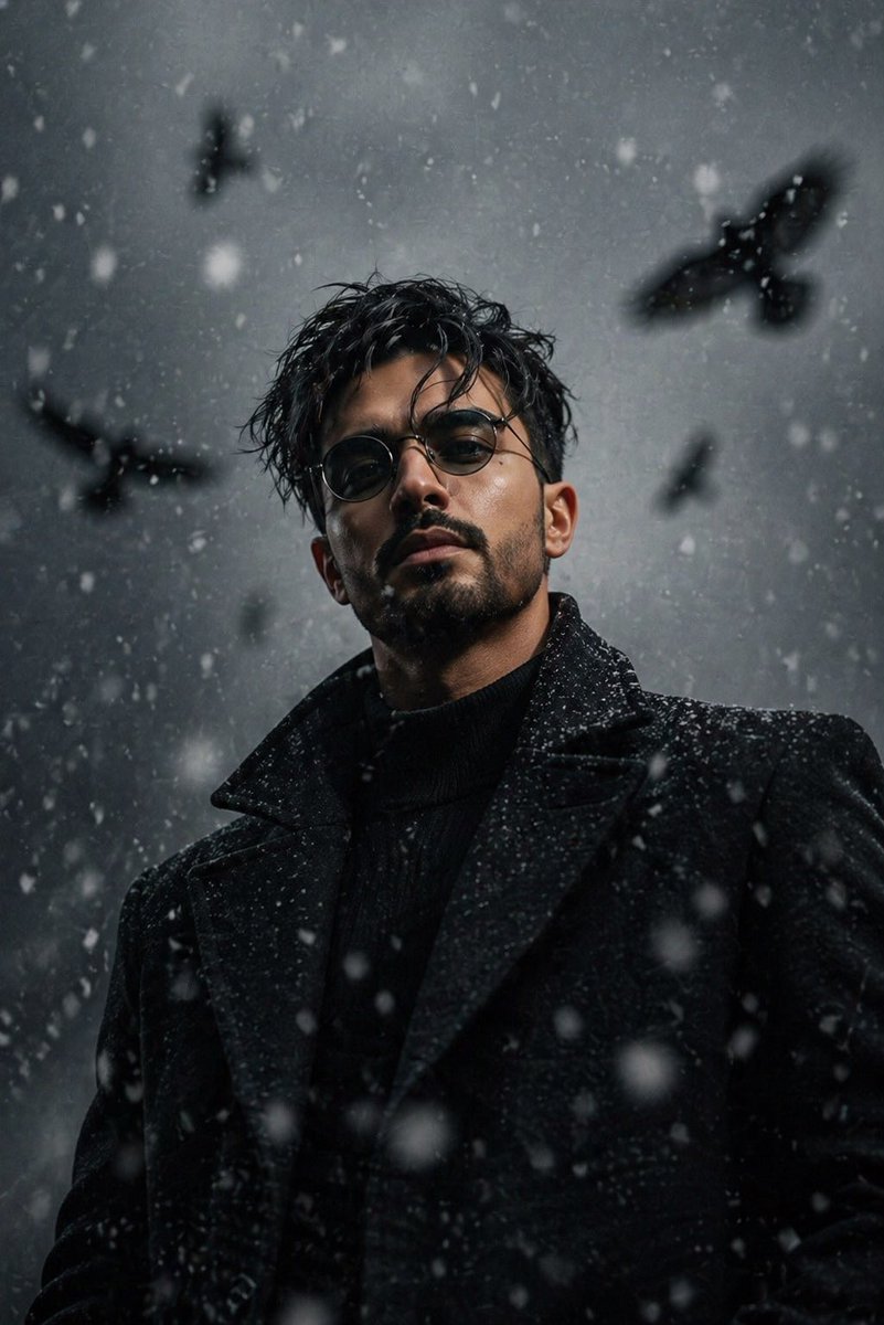 Cinematic Gothic Winter Portrait 1