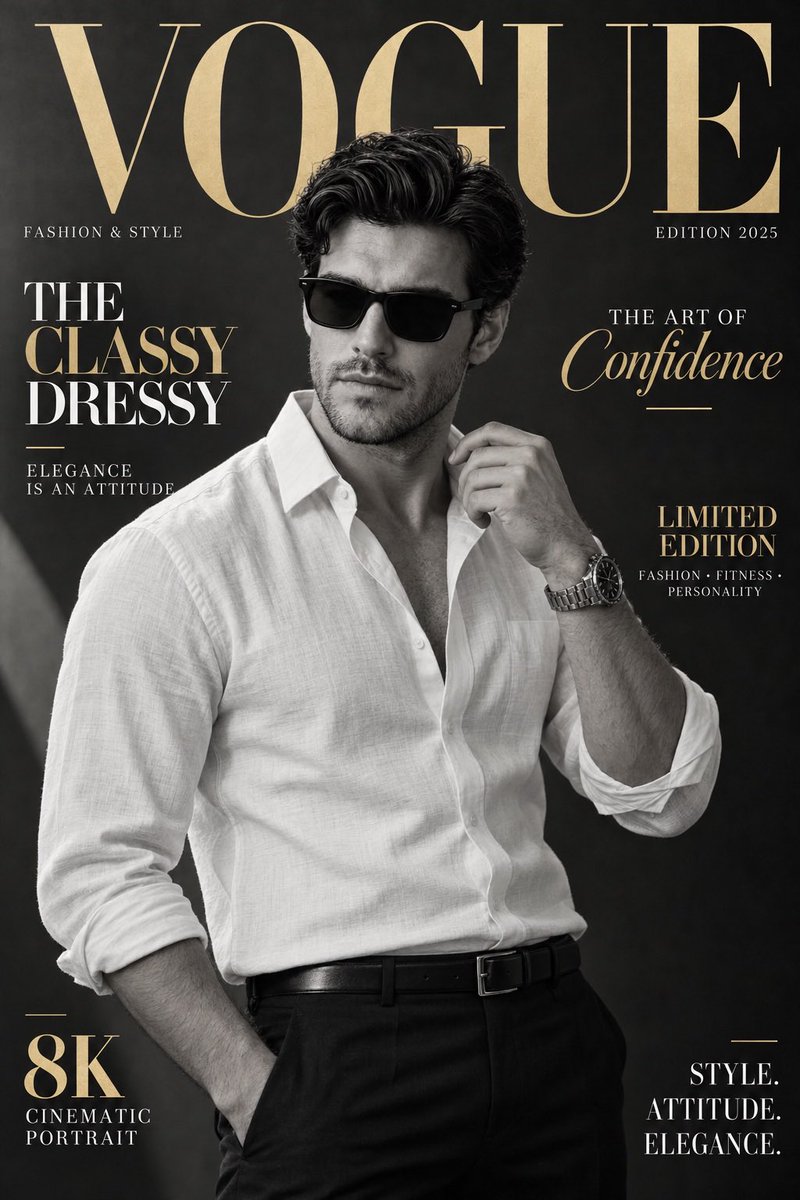Luxury Vogue Magazine Cover 1