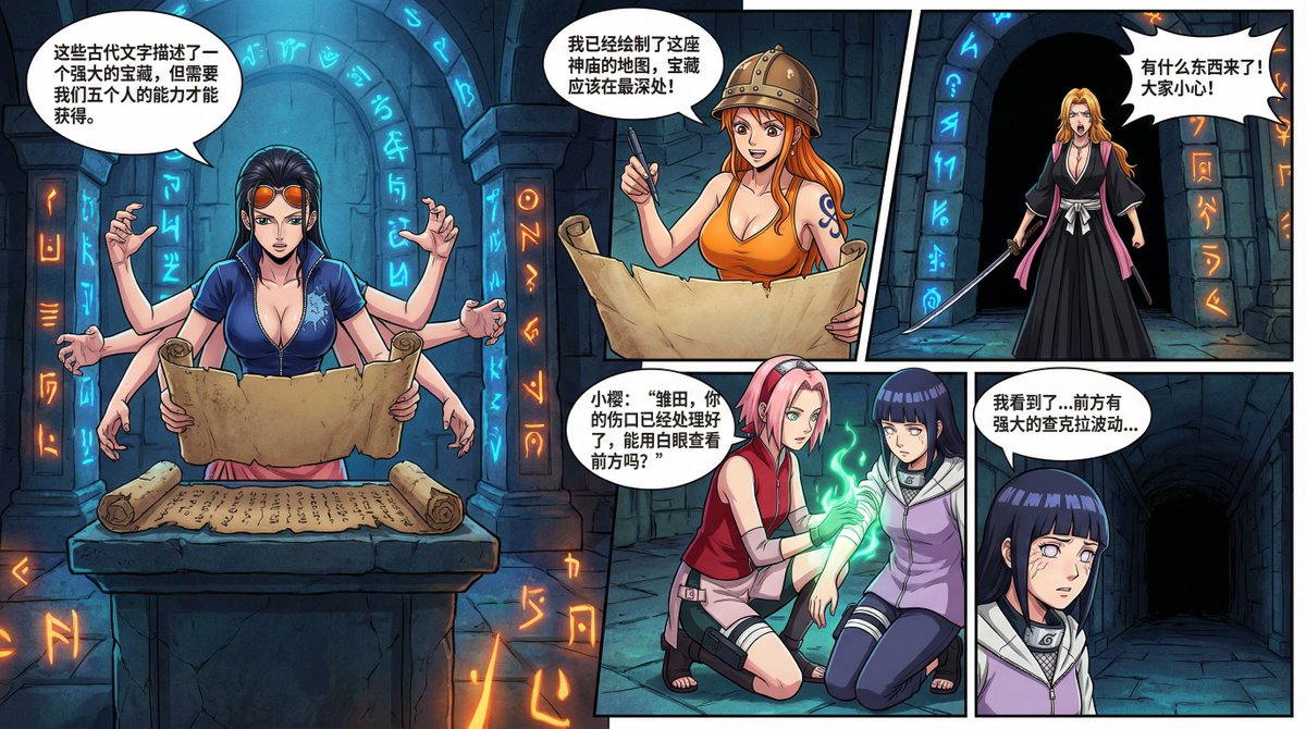 Anime female character compilation story in Chinese comic style 2