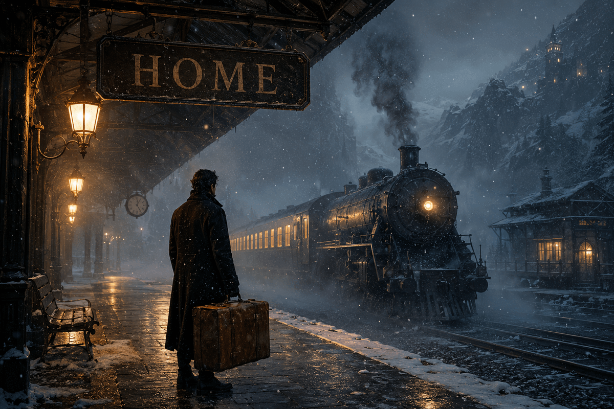 Comic / Storyboard - The Last Train Home cinematic scene 1