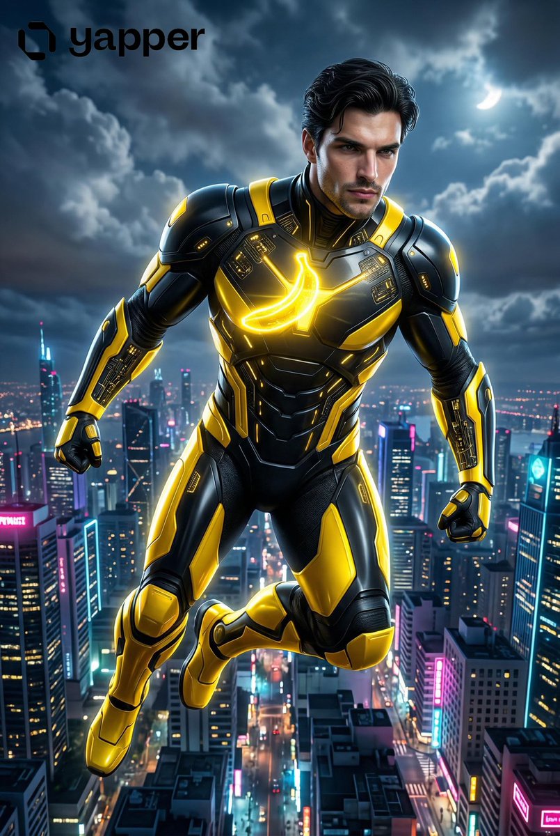 Futuristic Nano Banana Superhero Transformation Prompt 1