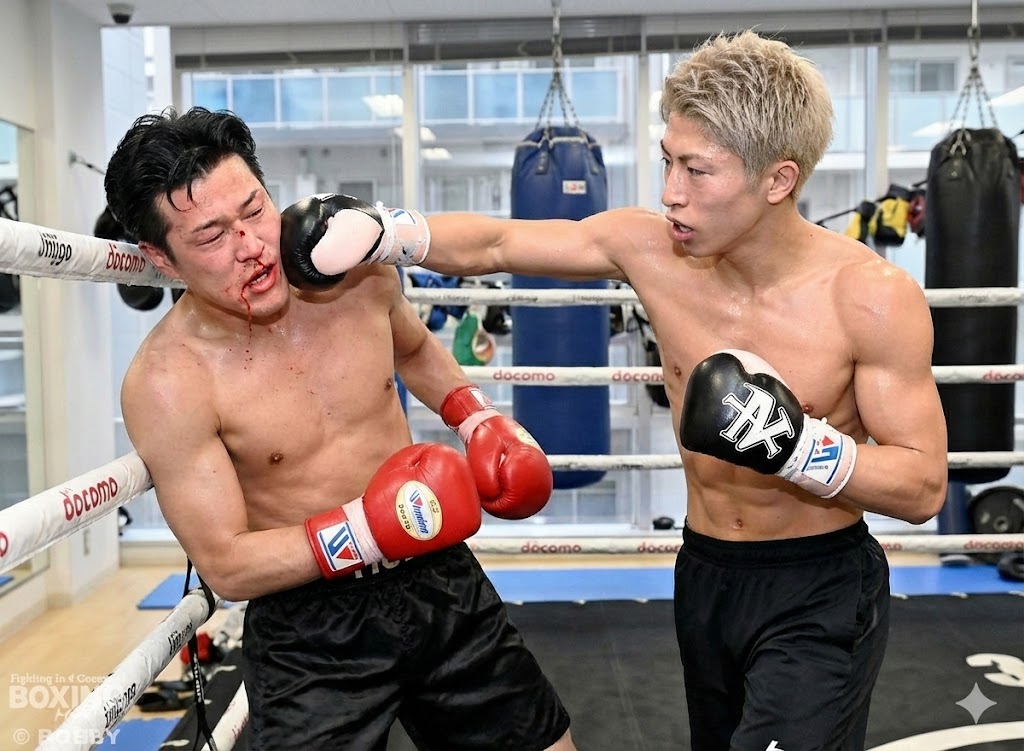 Generating a boxing match image between two specific people 1