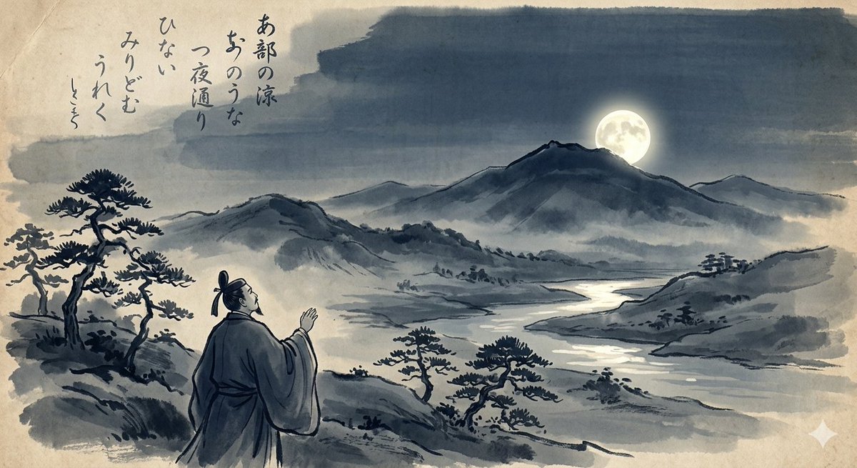 Manyoshu Style Poetry Art 1