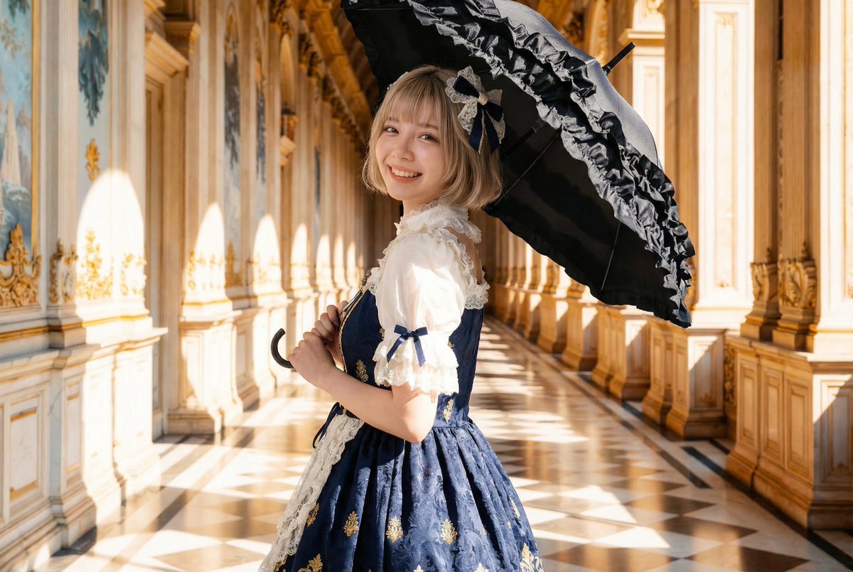 Professional Portrait Photo Shoot with Props and Palace Background 2