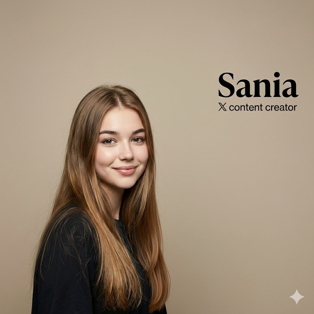 High-end professional studio portrait with custom text overlay 1