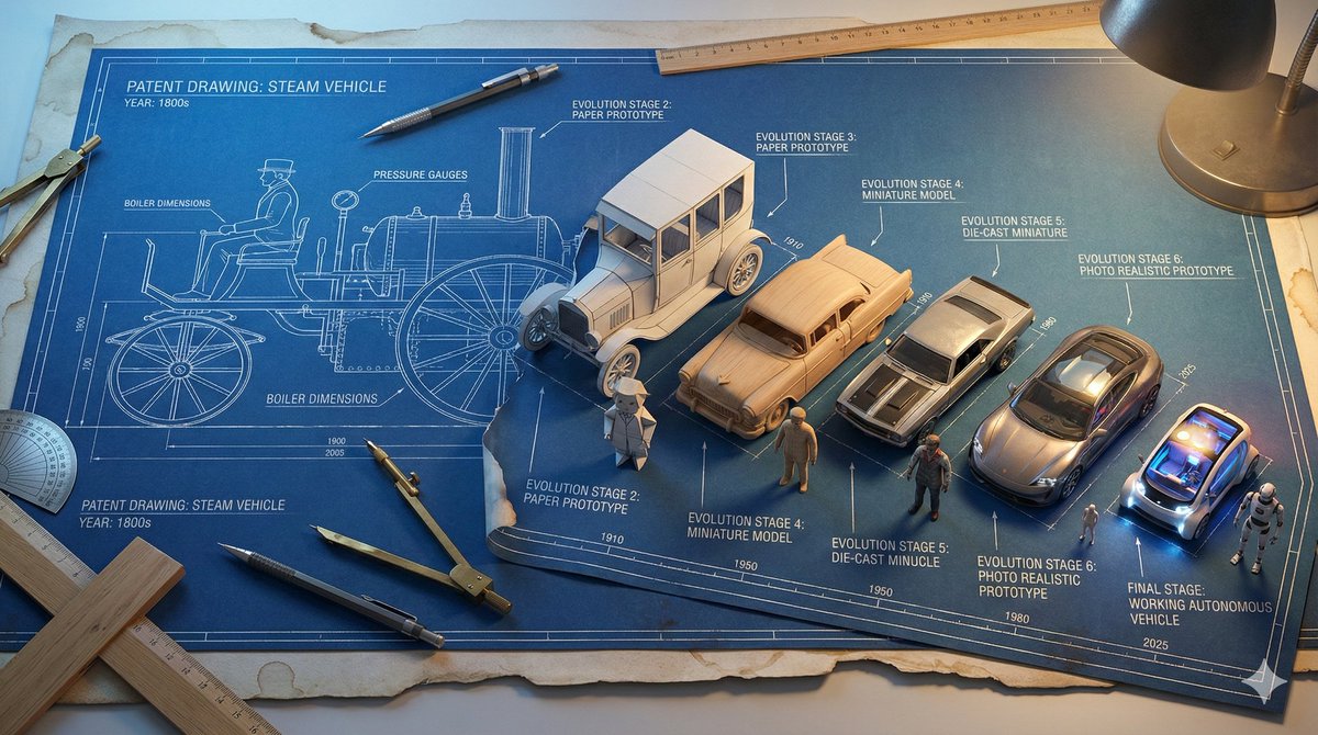 Evolutionary Blueprint Sheet for an Invention 1