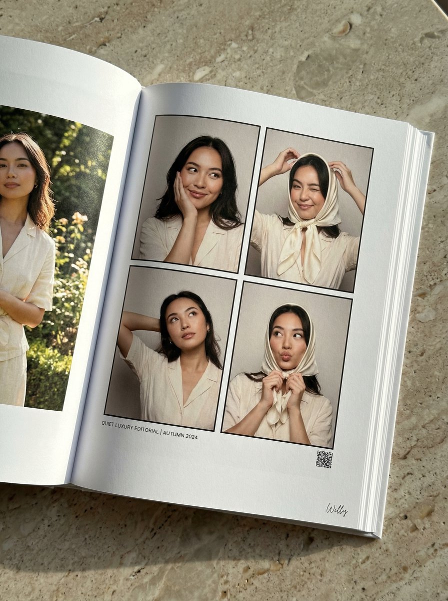Quiet Luxury Editorial Photobook Spread 1