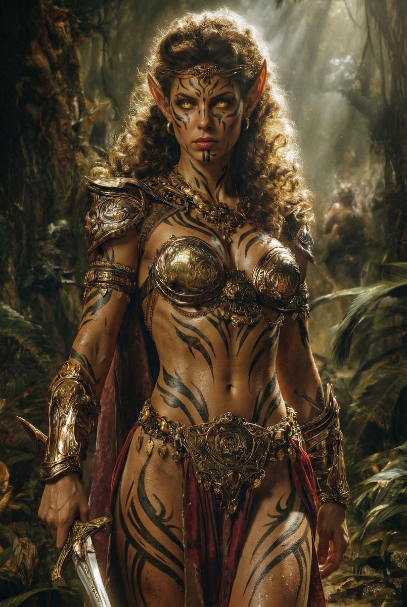 Image Editing Prompt: Add Tribal Warpaint 1