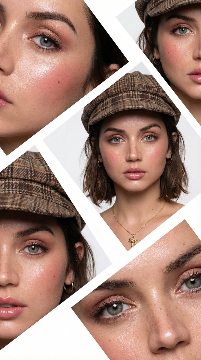 Doll-like Beauty Editorial Collage Prompt (Indonesian) 4