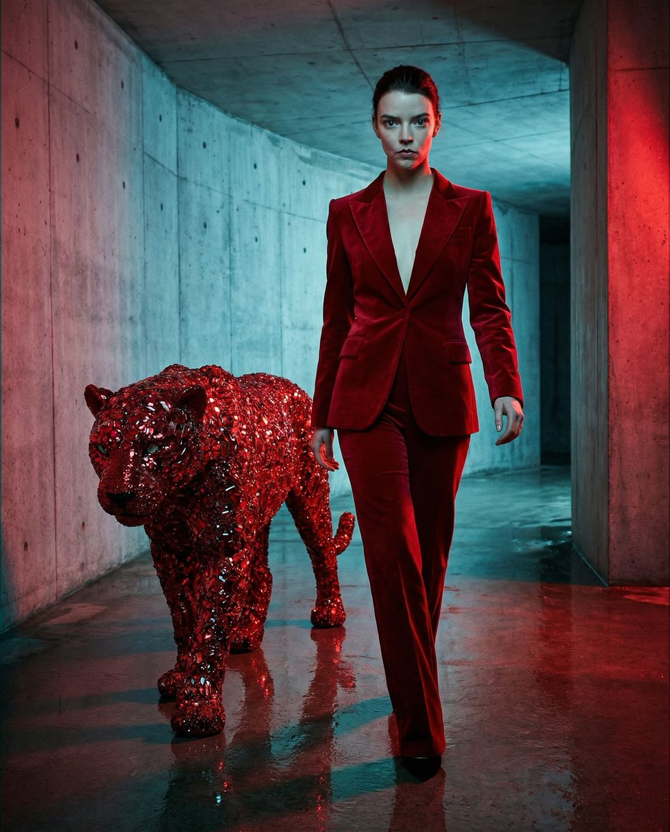 Anya Taylor Joy Avant-Garde Fashion Prompt for Nano Banana Pro 3
