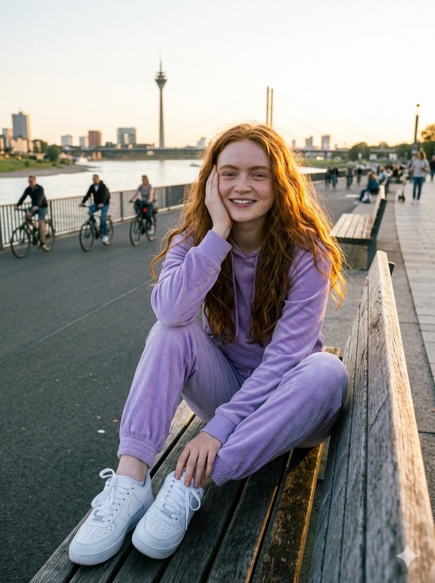 Golden Hour Riverside Portrait 3