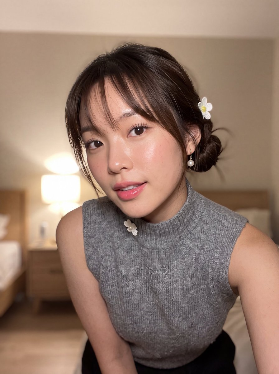 East Asian Woman Selfie Portrait 2