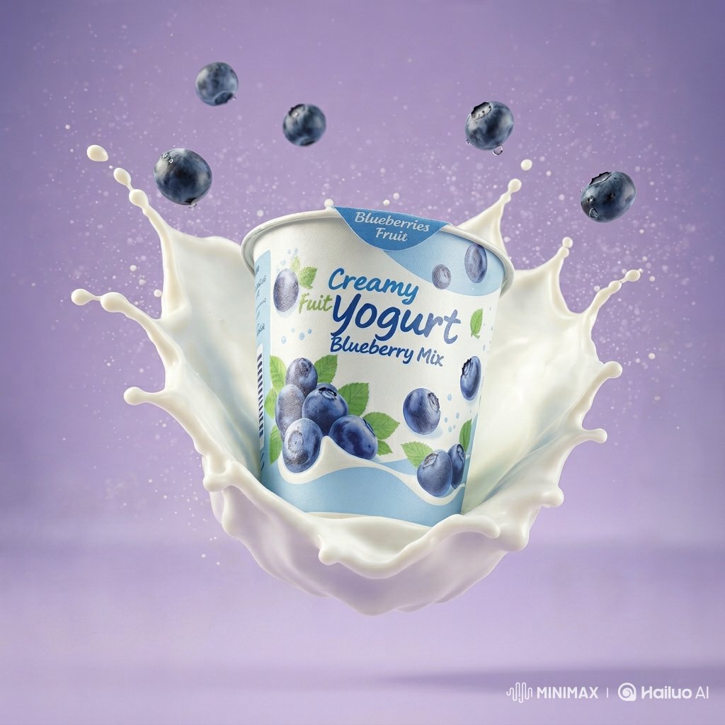 Ultra-Realistic Product Photography of Yogurt 3
