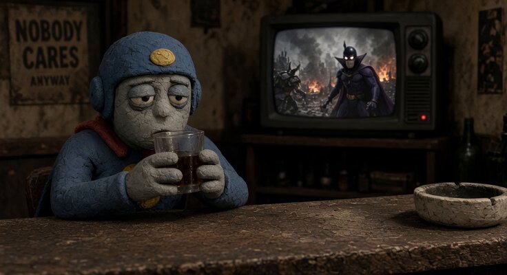 Claymation 风格 Captain Apathy 场景 1