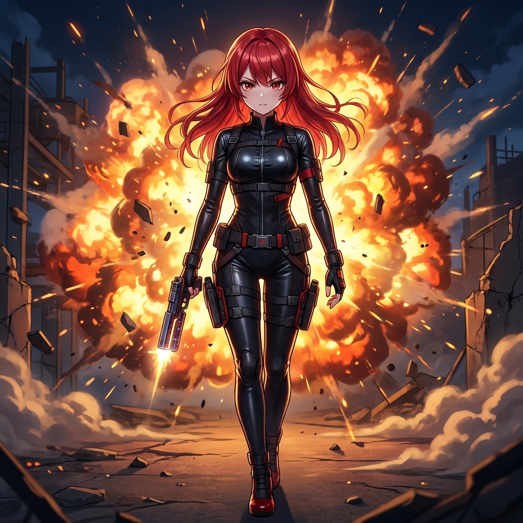 AI Action Movie Poster Prompt 1