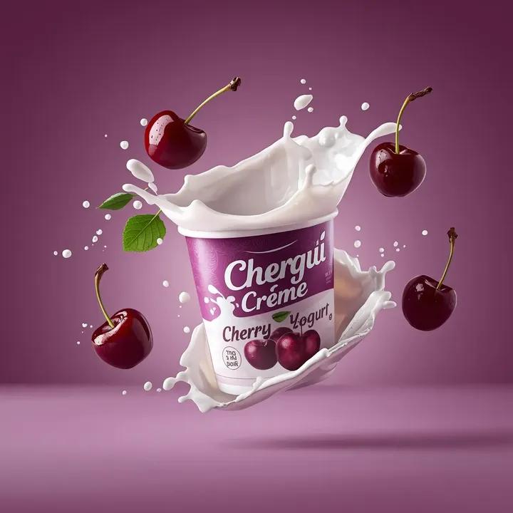 High-End Commercial Yogurt Product Photography 2