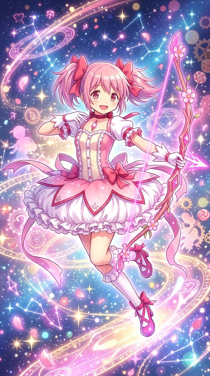 Anime Style Madoka Kaname Portrait 1
