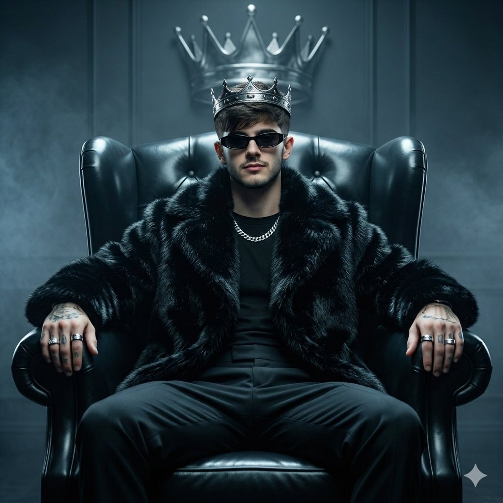 Luxury Fashion Throne Portrait 1