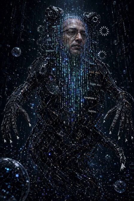 Grok Imagine 视频提示词:Sundar Pichai 变身神秘怪物