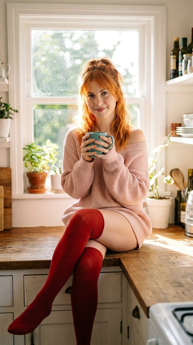 Cozy Morning Lifestyle Portrait 2