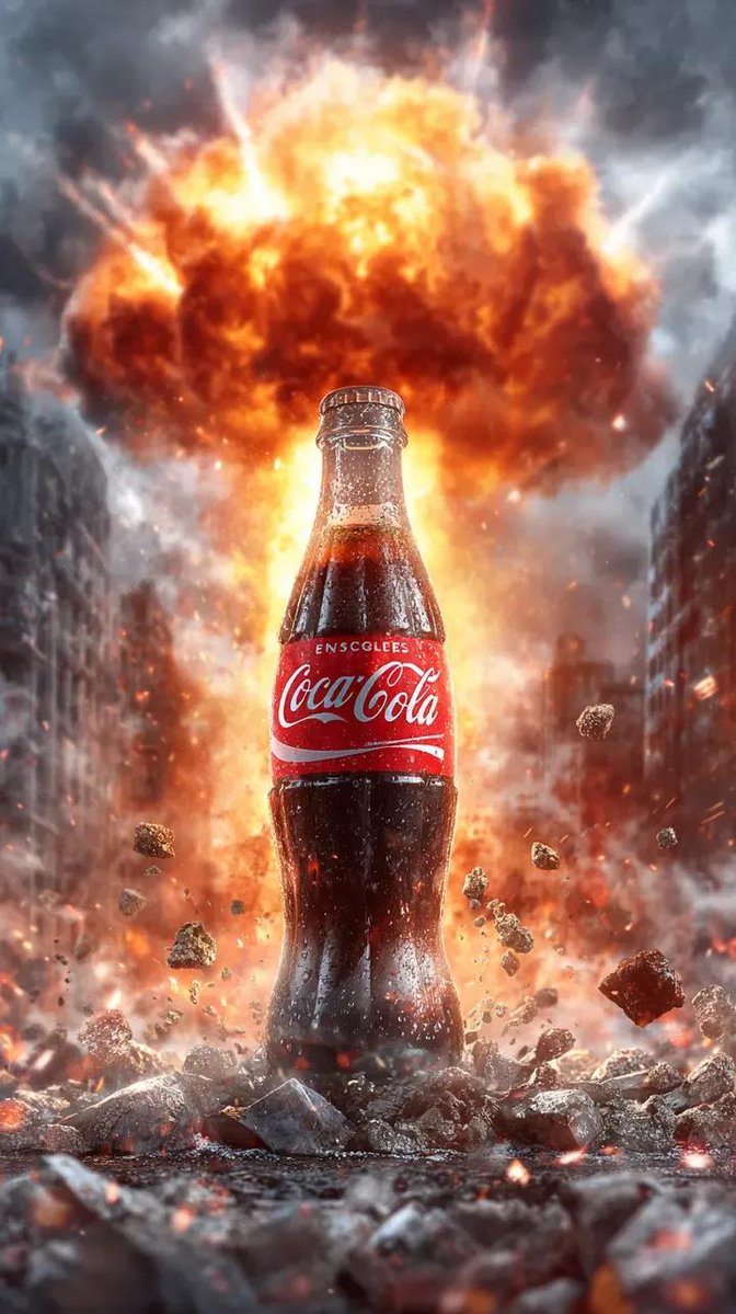 Cinematic Action Poster with Exploding Product Shot 1