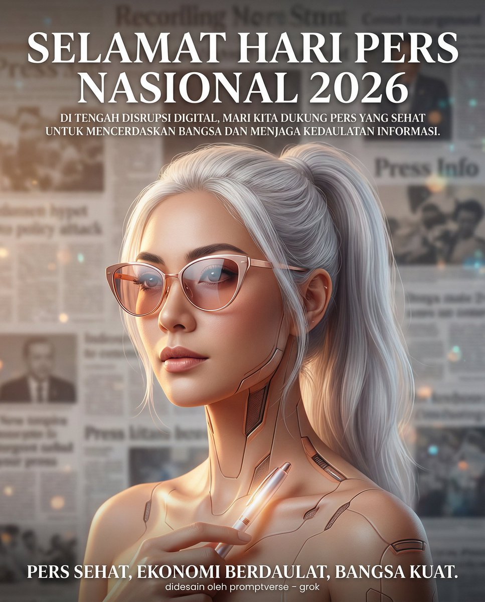 Editorial Poster for Hari Pers Nasional 2026 1