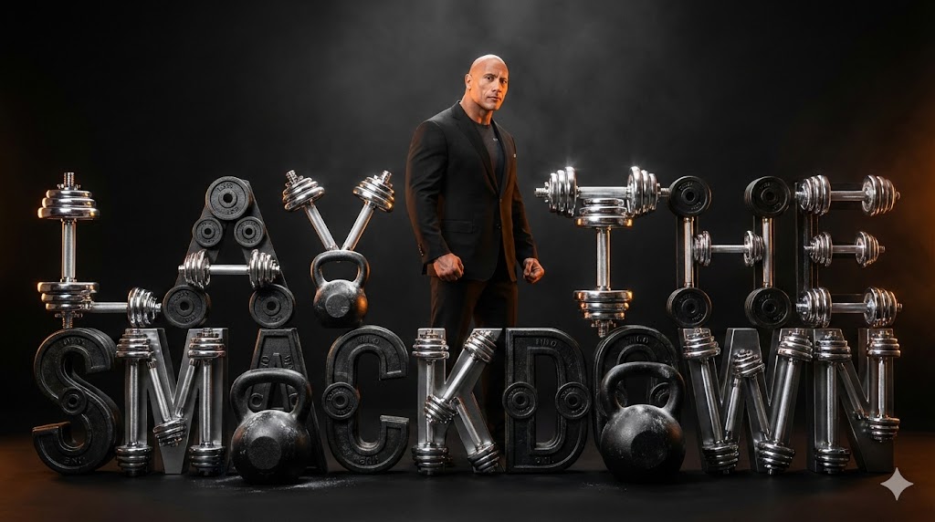 The Rock 'Lay the Smackdown' Cinematic Visual 1