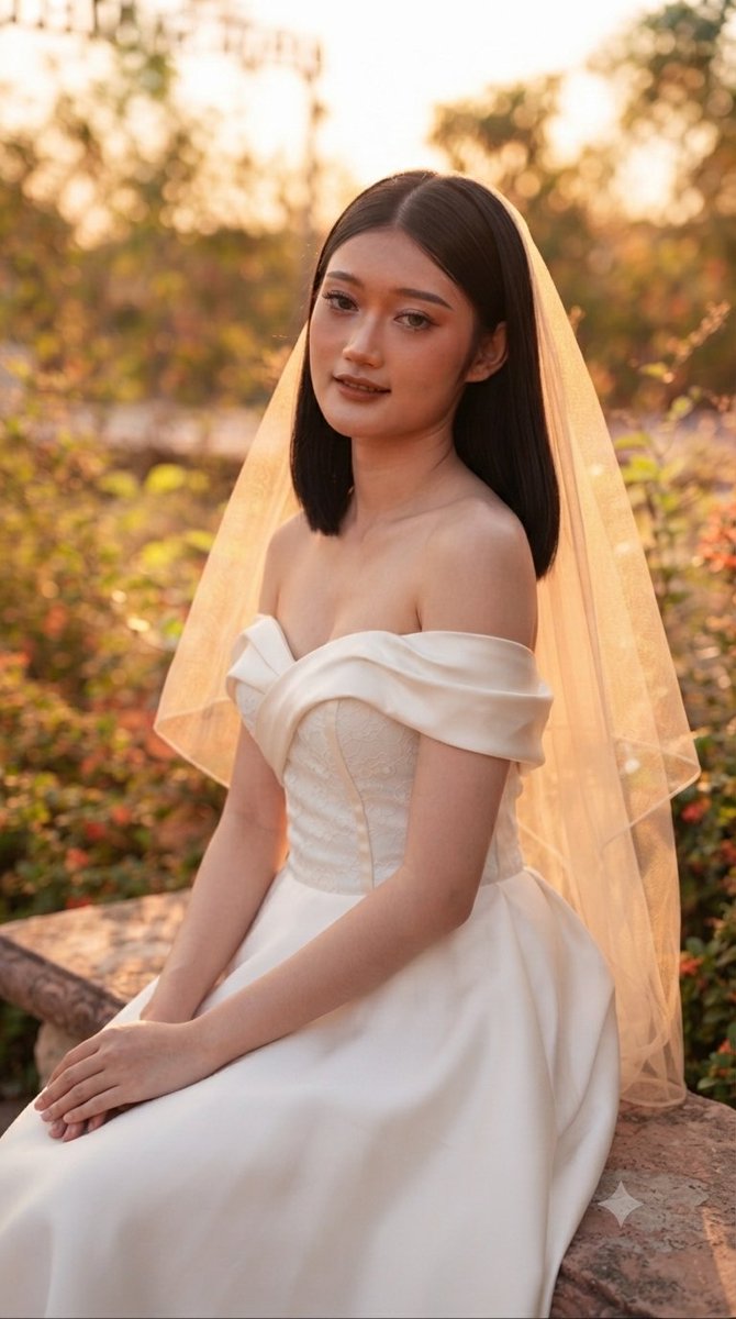 Ethereal Sunset Bride Portrait 2