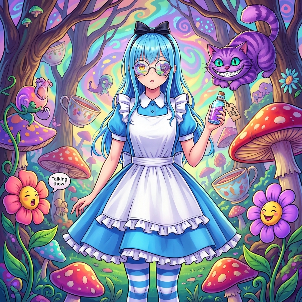 Alice in Wonderland Transformation Prompt 1