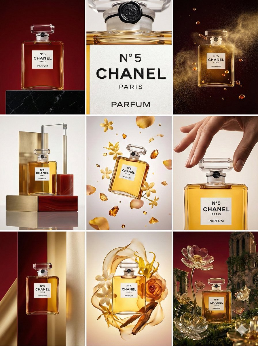 3x3 Grid Visual Concept Presentation 1