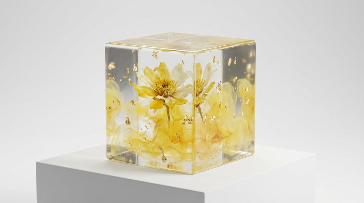 Epoxy Resin Art Cube Generation 3
