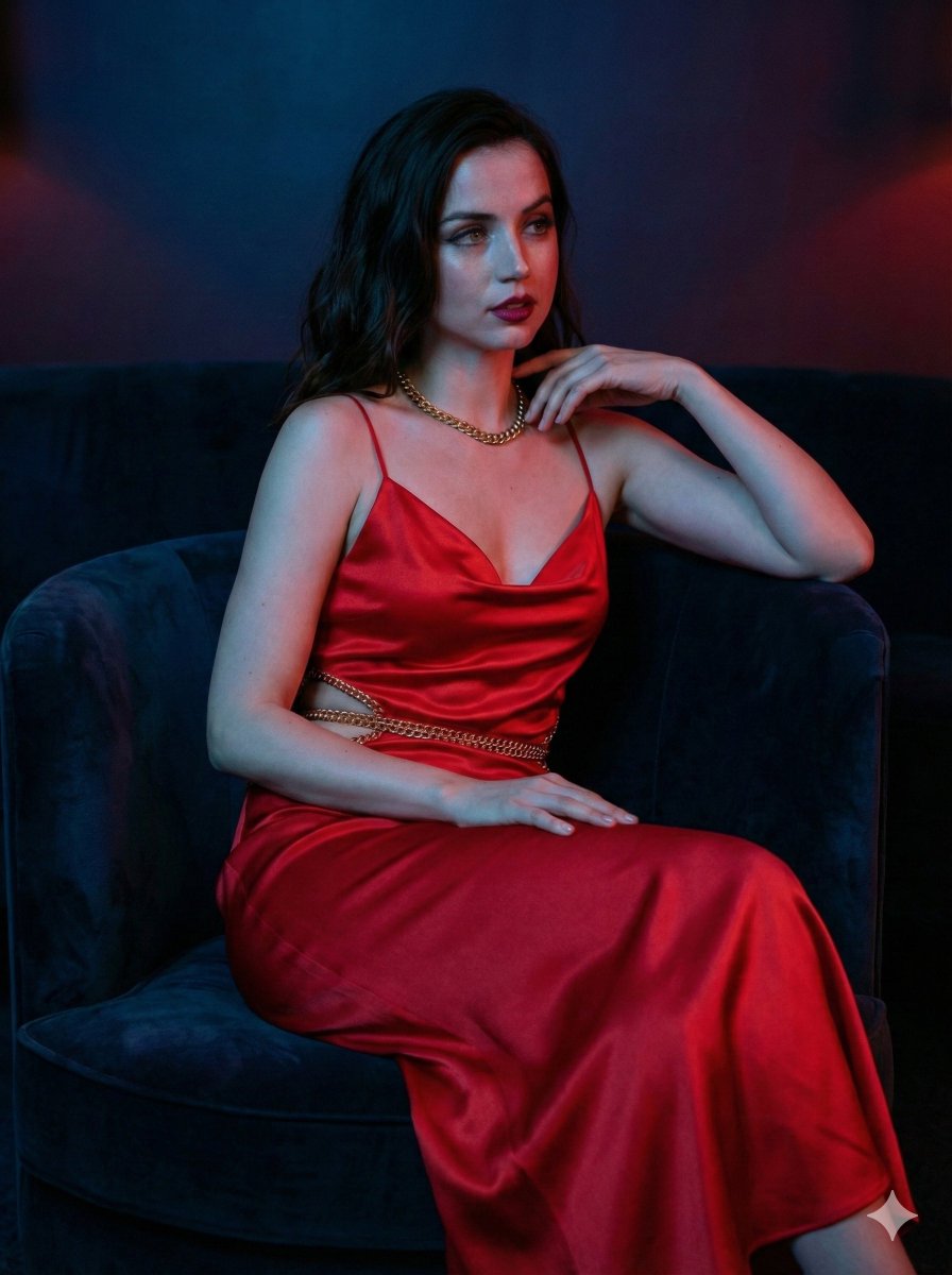 Hyper-Realistic Dual-Color Cinematic Portrait 2